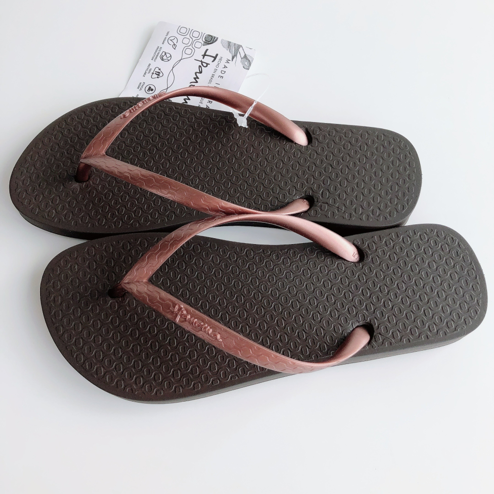 🔥*Ipanema 2023*女生巴西拖鞋(超軟Q CLASSIC 經典純色 人字夾腳拖鞋) 古銅 252262129-細節圖4