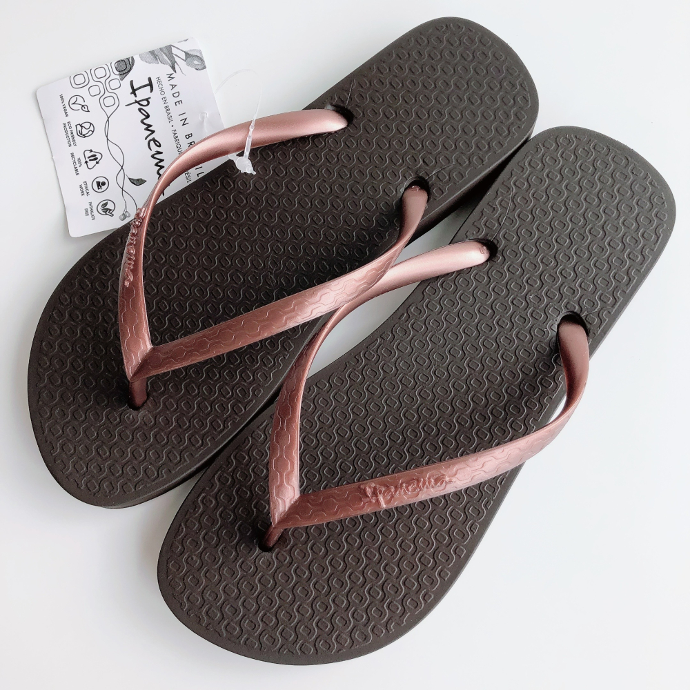 🔥*Ipanema 2023*女生巴西拖鞋(超軟Q CLASSIC 經典純色 人字夾腳拖鞋) 古銅 252262129-細節圖5