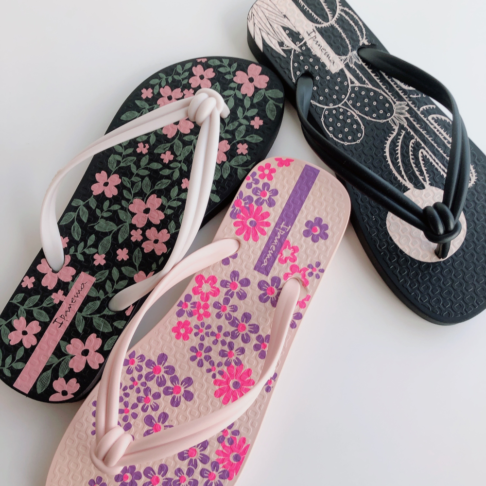 👍*Ipanema 2023*女生巴西拖鞋(扭結 植物花卉 ELO 人字夾腳拖鞋)-細節圖2