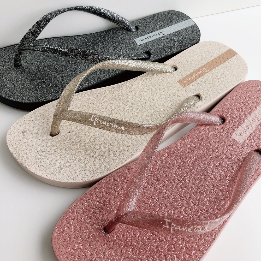 👍*Ipanema 2023*女生巴西拖鞋(璀璨系列 噴砂面 經典人字夾腳拖鞋)-細節圖2