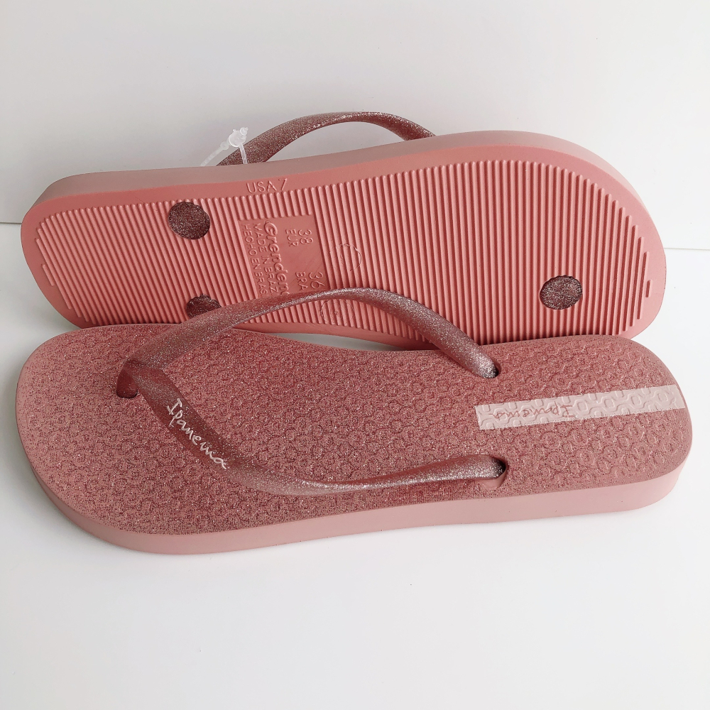 👍*Ipanema 2023*女生巴西拖鞋(璀璨系列 噴砂面 經典人字夾腳拖鞋)-細節圖7