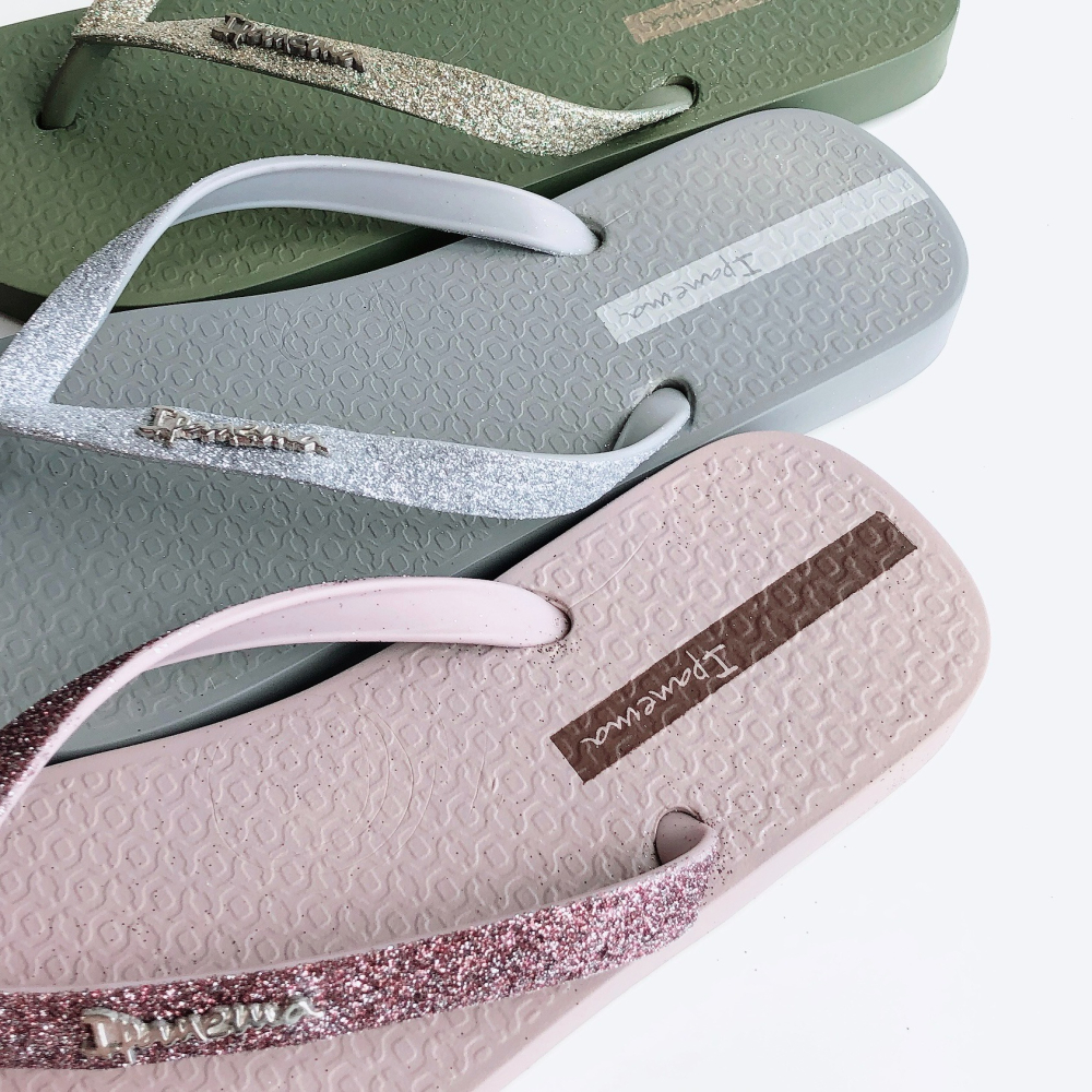 👍*Ipanema*巴西拖鞋(晶鑽純色 LOLITA III 人字夾腳拖鞋)-細節圖2