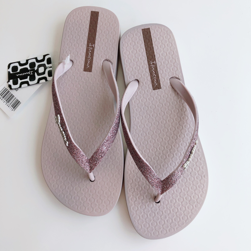 👍*Ipanema*巴西拖鞋(晶鑽純色 LOLITA III 人字夾腳拖鞋)-細節圖4