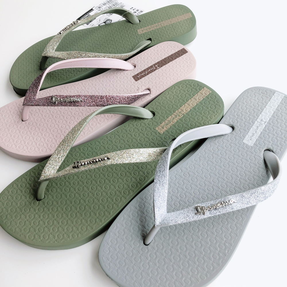 🔥*Ipanema*巴西拖鞋(晶鑽純色 LOLITA III 人字夾腳拖鞋) 綠 8173924953-細節圖2