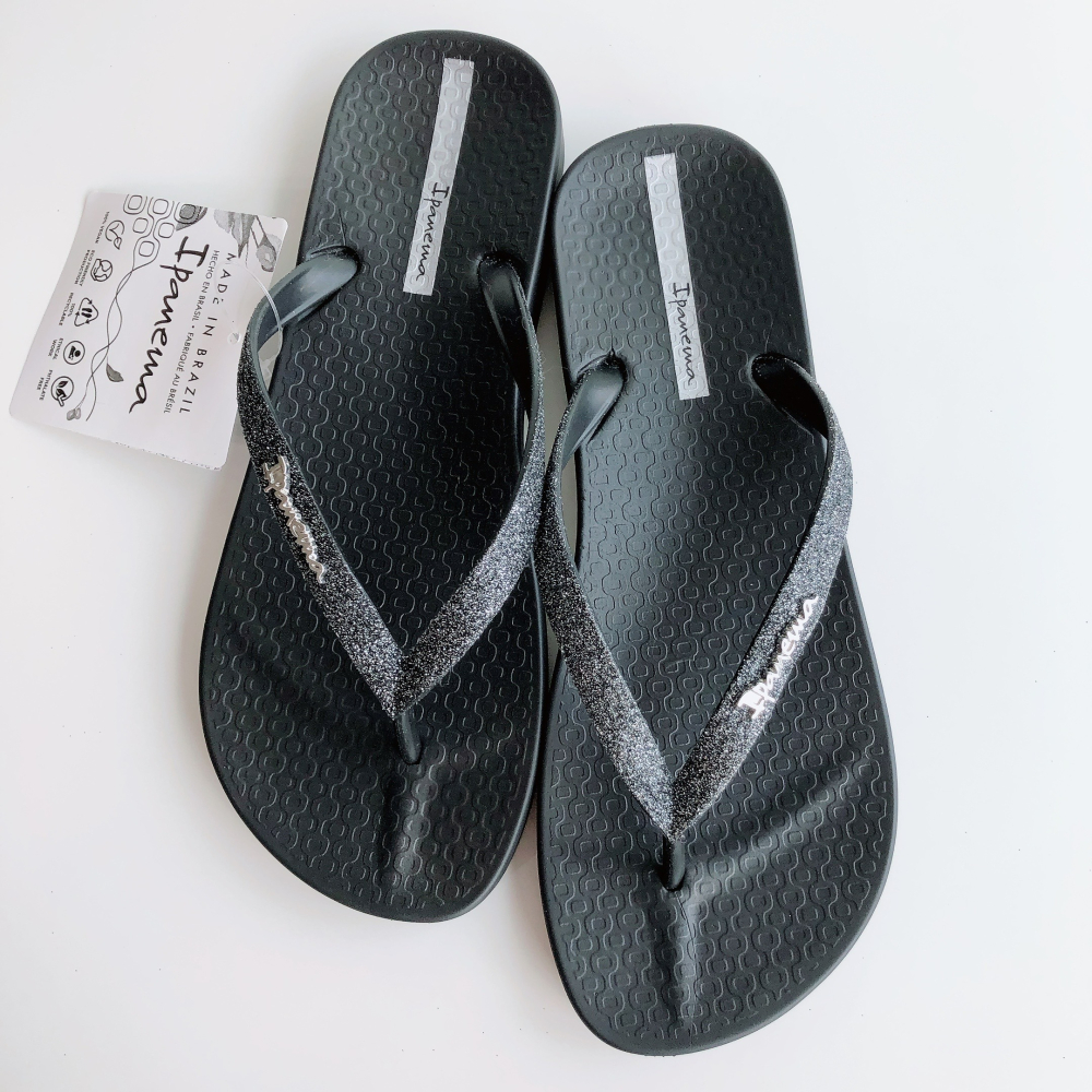 👍*Ipanema*巴西拖鞋(人體工學 晶鑽噴砂 ANAT LOLITA 人字夾腳拖鞋)-細節圖4