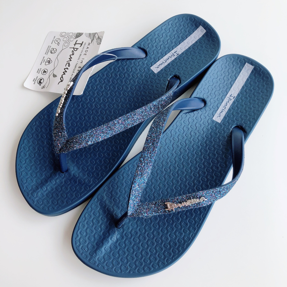 👍*Ipanema*巴西拖鞋(人體工學 晶鑽噴砂 ANAT LOLITA 人字夾腳拖鞋)-細節圖5