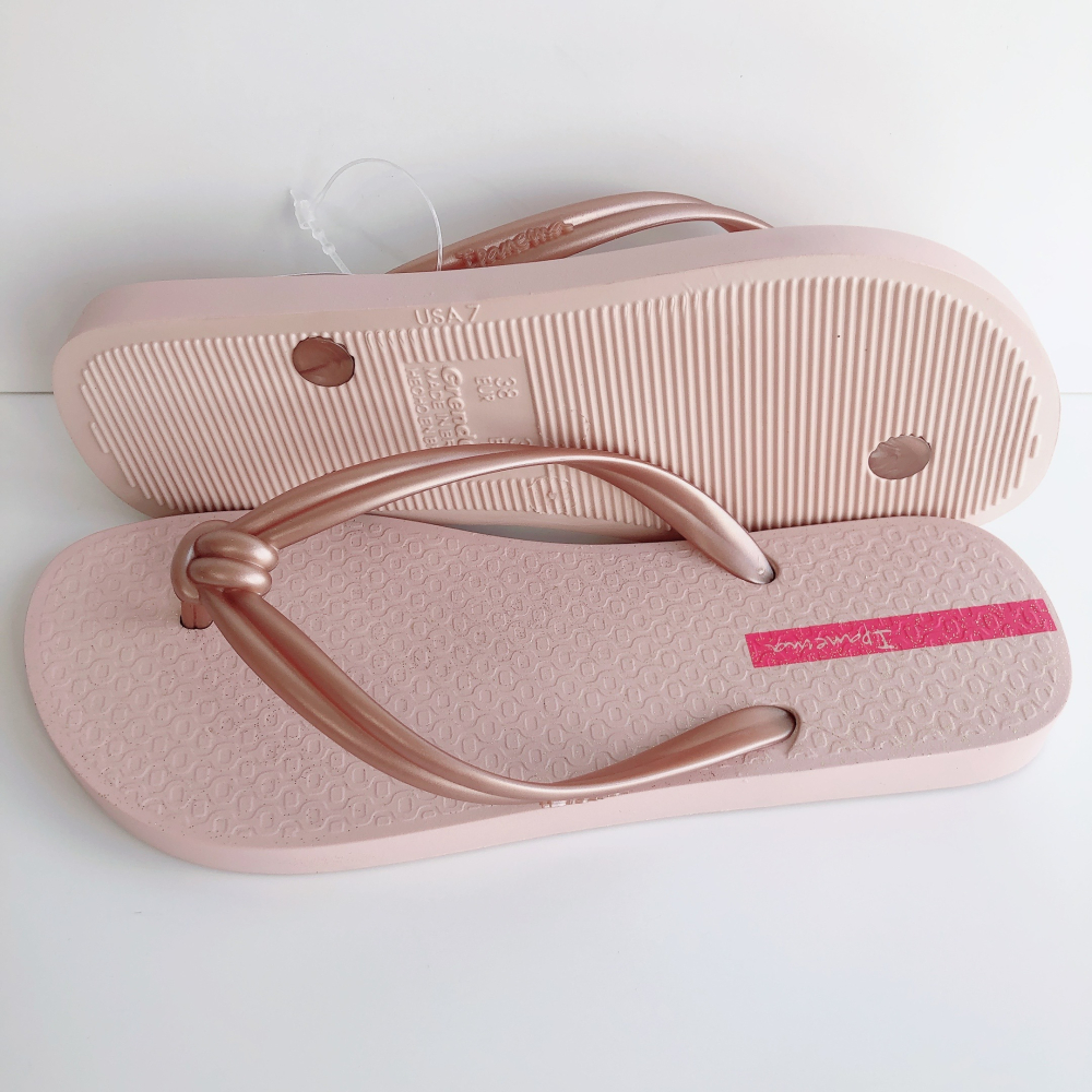 👍*Ipanema*巴西拖鞋(小日本風 噴砂面 扭結設計 ELO CHIC 夾腳拖鞋)-細節圖6