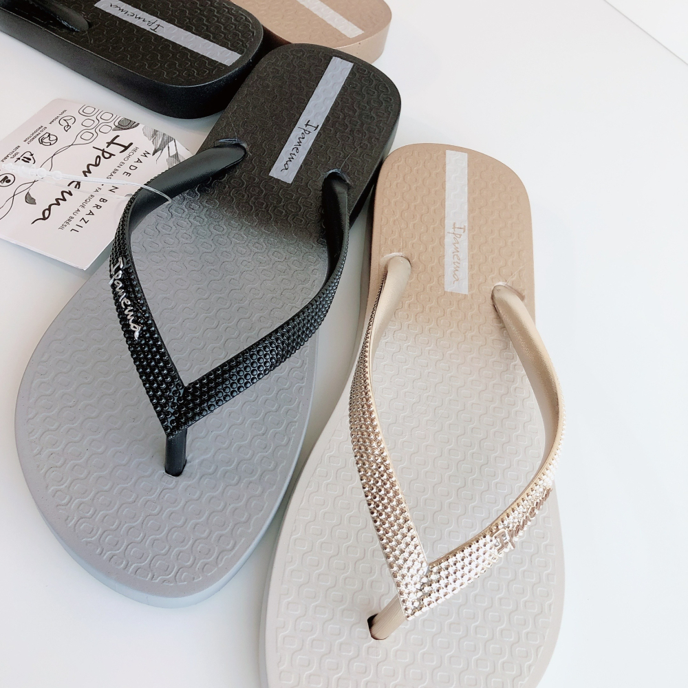 👍*Ipanema*巴西拖鞋(臉紅心跳 金屬感漸層 BLUSH FEM 人字夾腳平底拖鞋)-細節圖2