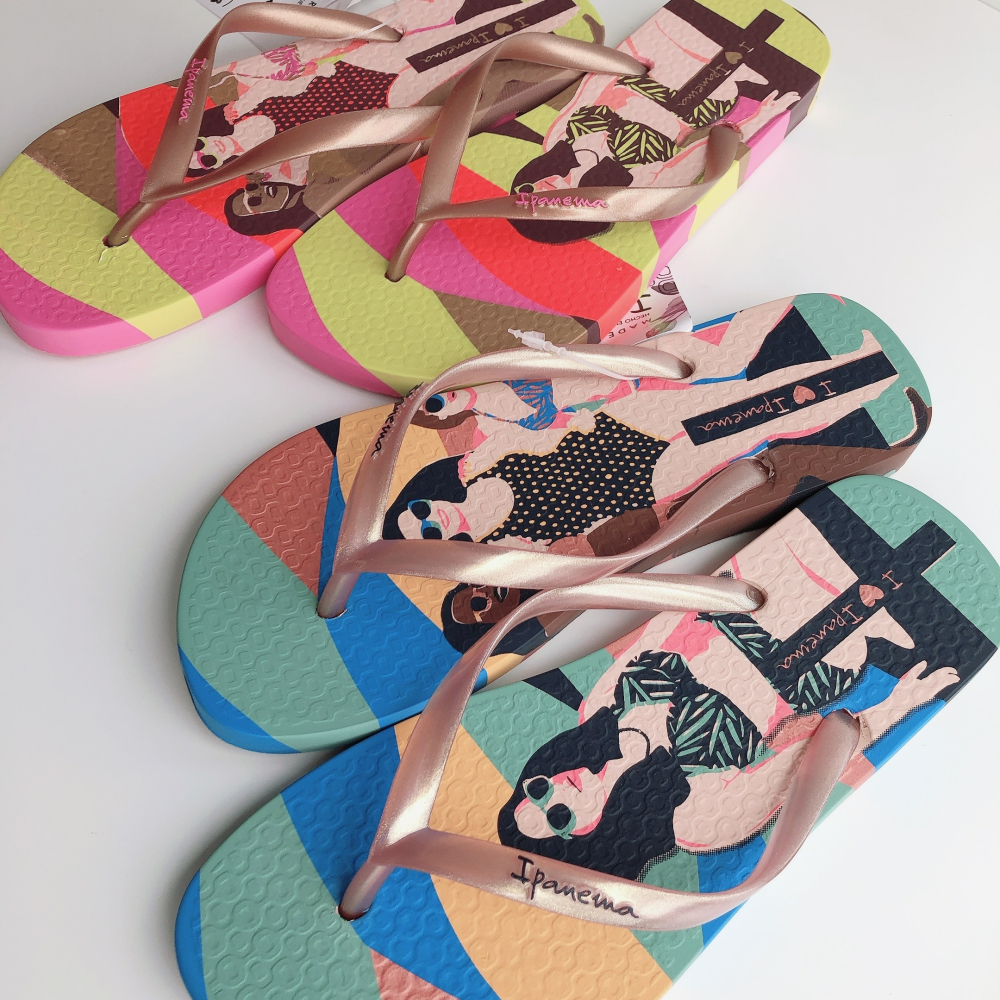 👍*Ipanema*巴西拖鞋(曼妙比基尼女郎 特色女人圖像 SOL 人字夾腳拖鞋)-細節圖4