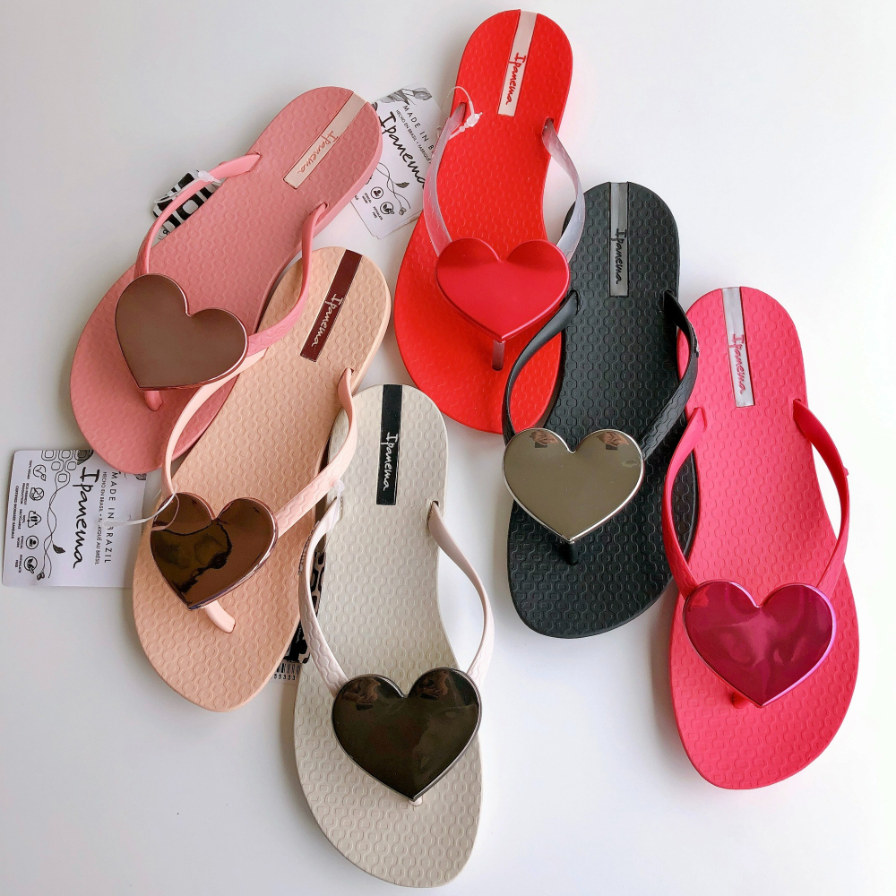 🔥*Ipanema*巴西拖鞋(原色愛心飾 MAXI FASHION 人字夾腳平底拖鞋) 紅 8212025388-細節圖7
