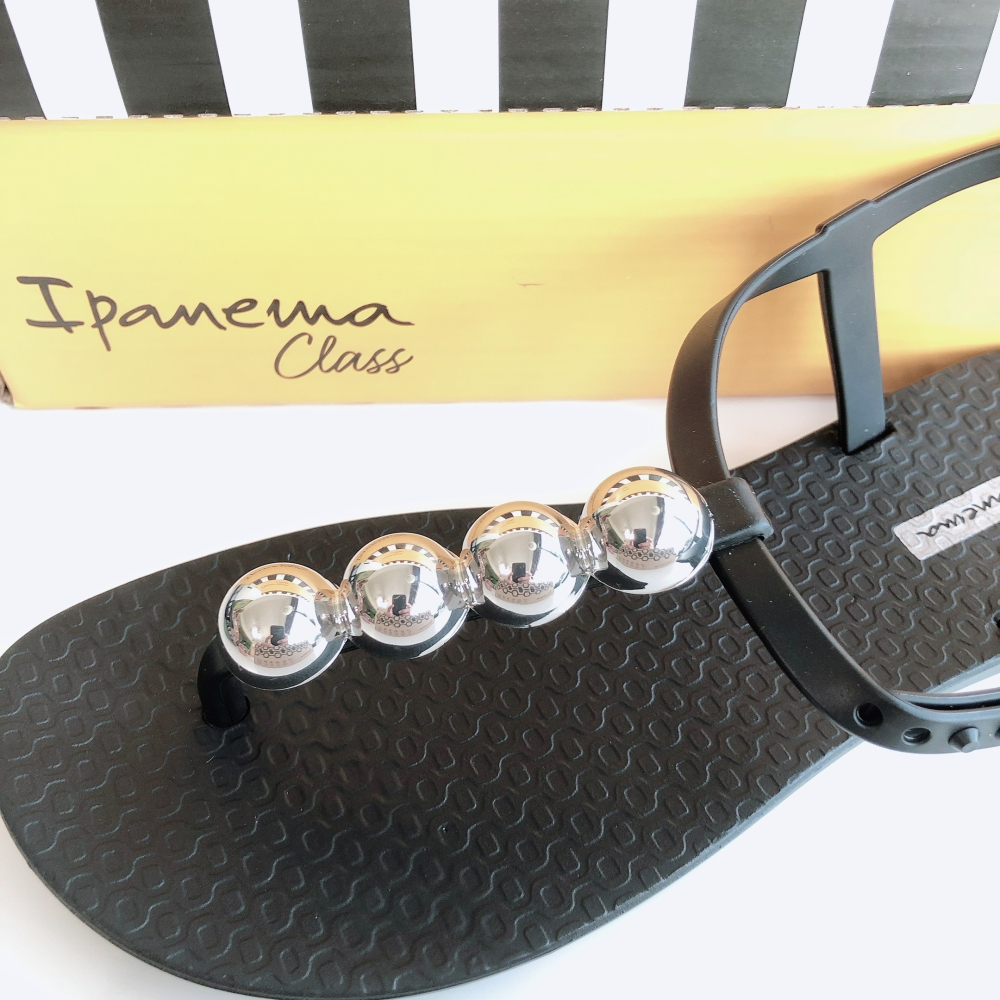 👍*Ipanema*巴西涼鞋(性感女星 ANITTA GLAM 珍珠 T字 夾腳涼鞋)-細節圖6