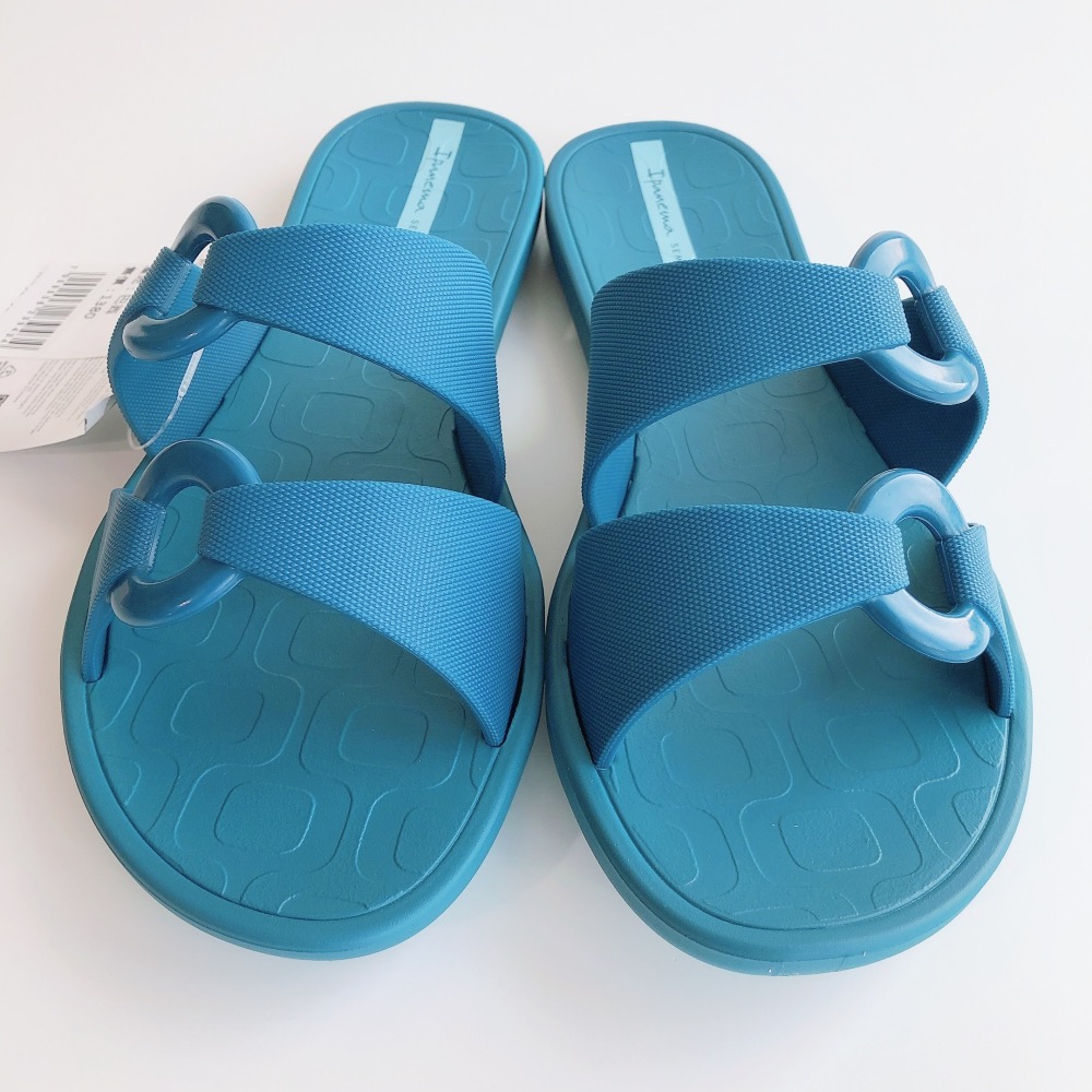 👍*Ipanema*巴西拖鞋(艾拉 獨領風騷 雙環造型 ELLA AD 一字平底拖鞋)-細節圖6