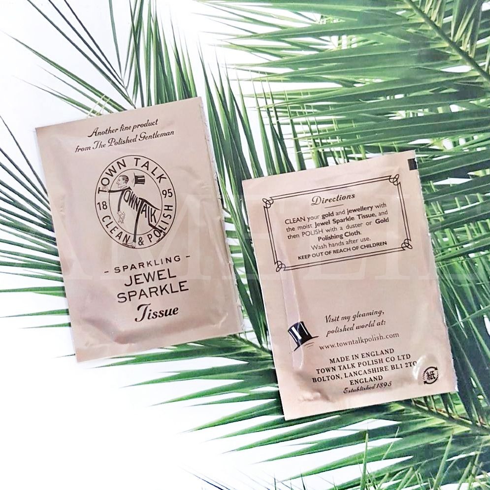 ├珠寶金飾紙巾隨手包 ▪ 單包┤ 英國 Town Talk 金飾專用 黃金 K金 鉑金 白金 清潔-細節圖2