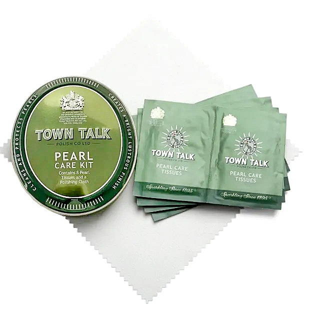 ├珍珠保養鐵盒組┤ 英國 Town Talk 珍珠專用 珍珠清潔保養-細節圖2