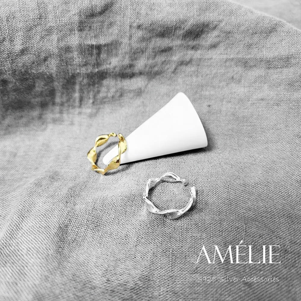 925銀├捲捲開口戒┤ 百搭 純銀 戒指 銀戒指 尾戒 食指戒 中指戒 S925-細節圖3