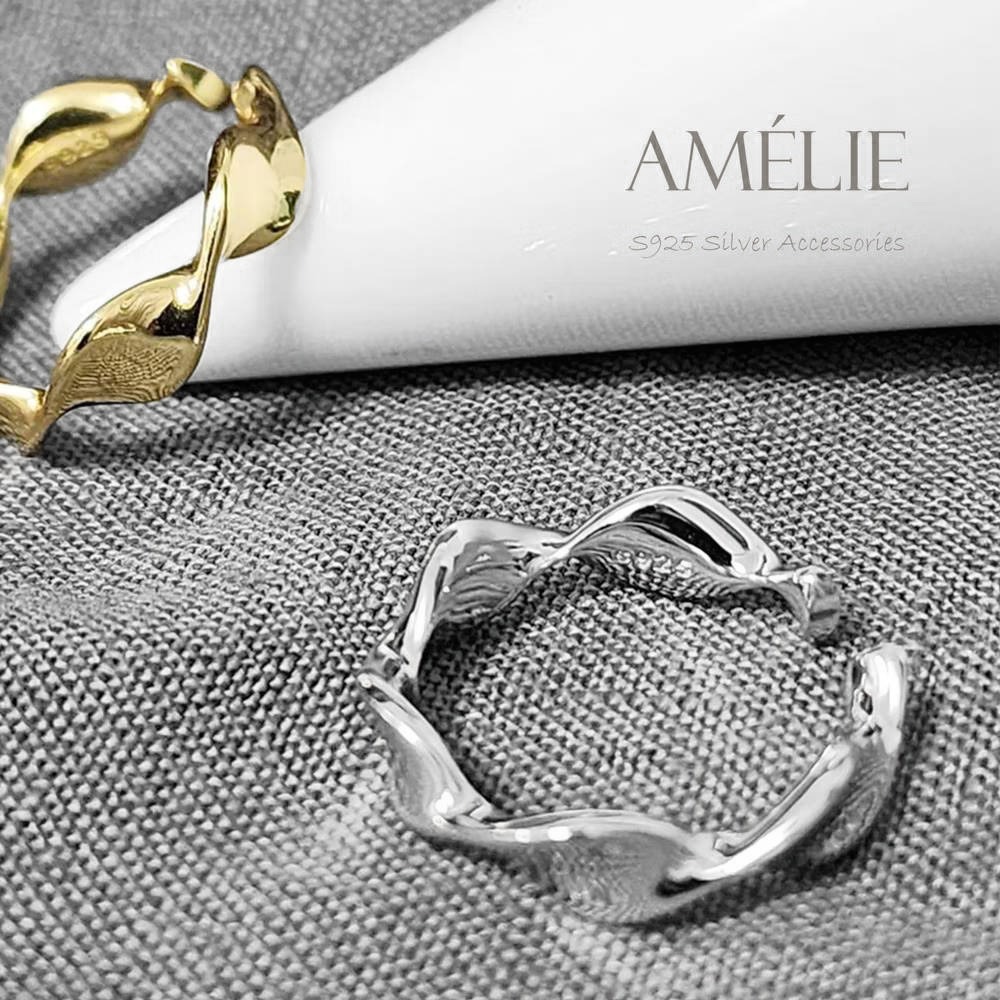 925銀├捲捲開口戒┤ 百搭 純銀 戒指 銀戒指 尾戒 食指戒 中指戒 S925-細節圖4