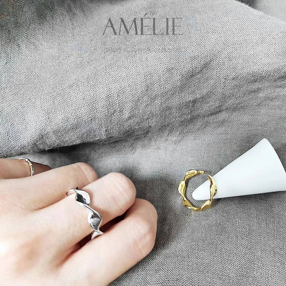 925銀├捲捲開口戒┤ 百搭 純銀 戒指 銀戒指 尾戒 食指戒 中指戒 S925-細節圖5