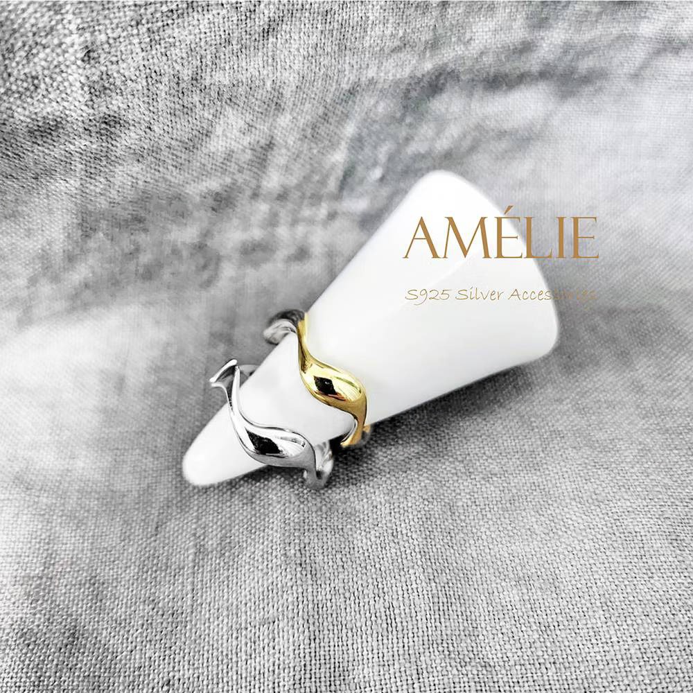 925銀├水波浪戒┤ 百搭 純銀 戒指 銀戒指 尾戒 食指戒 中指戒 S925-細節圖2