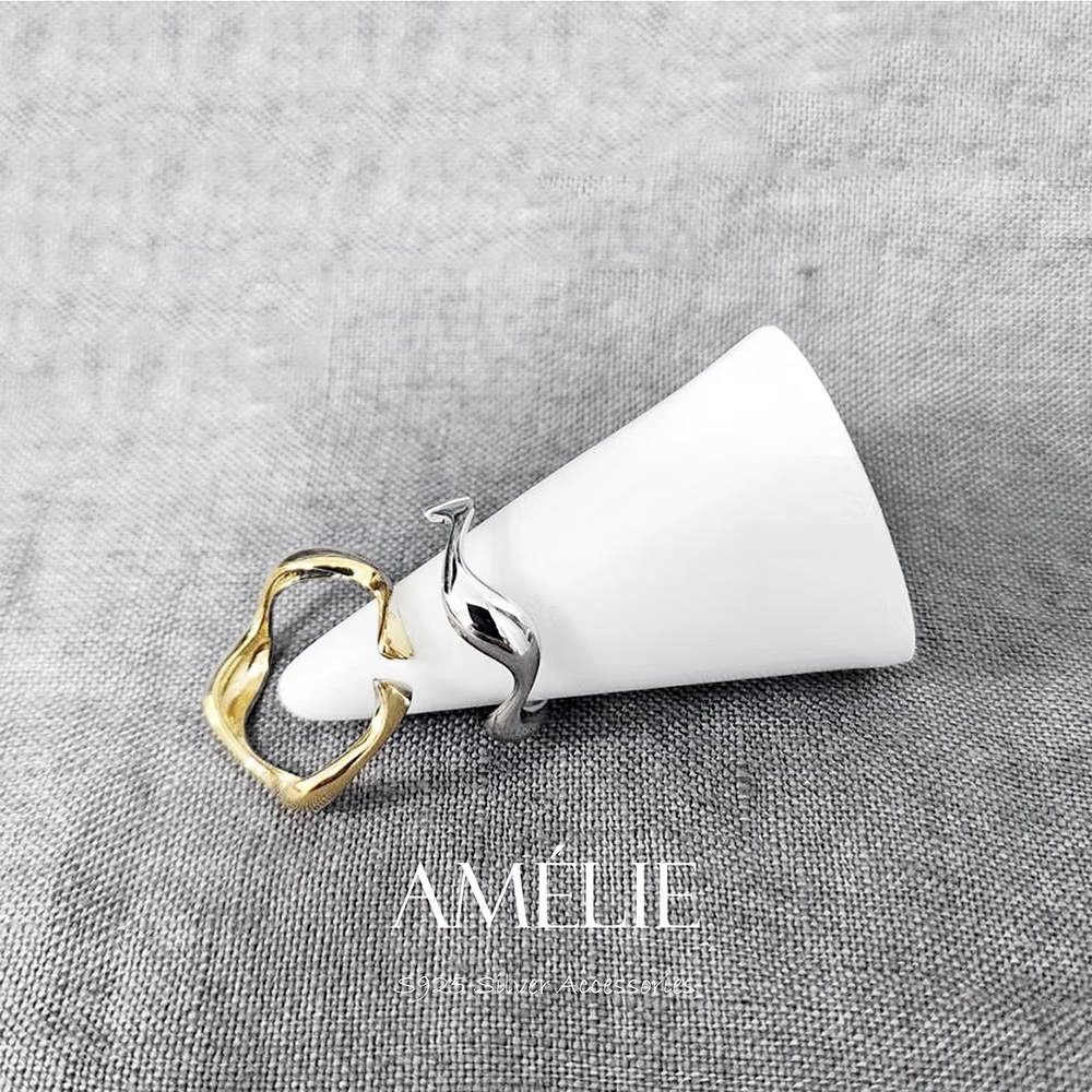 925銀├水波浪戒┤ 百搭 純銀 戒指 銀戒指 尾戒 食指戒 中指戒 S925-細節圖5