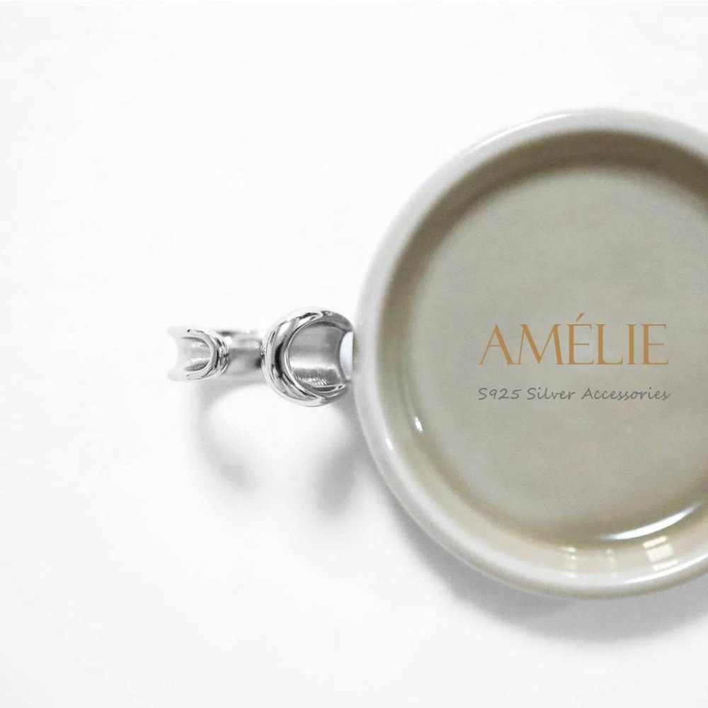 925銀 ├圓潤開口戒┤ 純銀戒指 個性戒 開口戒 中指戒 食指戒-細節圖7