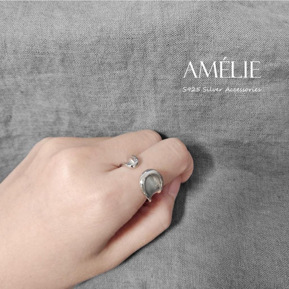 925銀 ├圓潤開口戒┤ 純銀戒指 個性戒 開口戒 中指戒 食指戒-細節圖8