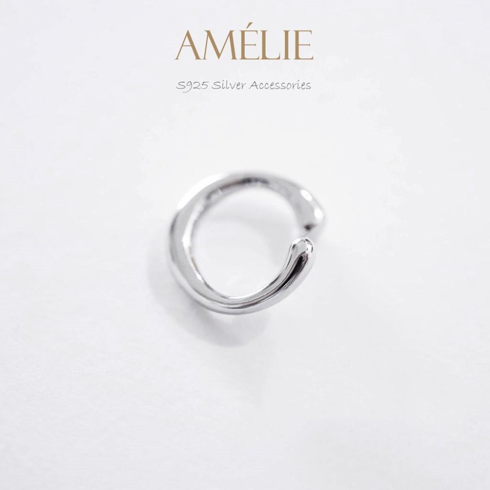 925銀├個性耳夾┤ 簡約線條 耳夾 耳環 耳骨耳環 銀飾耳環 銀飾 夾式耳環 S925 耳飾-細節圖7