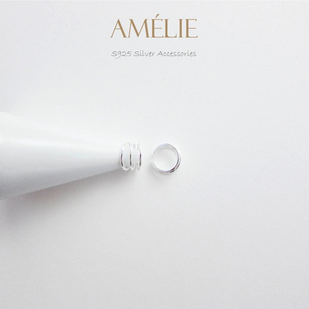 925銀├簡約層次耳夾┤ 簡約線條 耳夾 耳環 耳飾 耳骨耳環 銀飾耳環 銀飾 夾式耳環-細節圖6