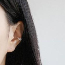 925銀├簡約層次耳夾┤ 簡約線條 耳夾 耳環 耳飾 耳骨耳環 銀飾耳環 銀飾 夾式耳環-細節圖8