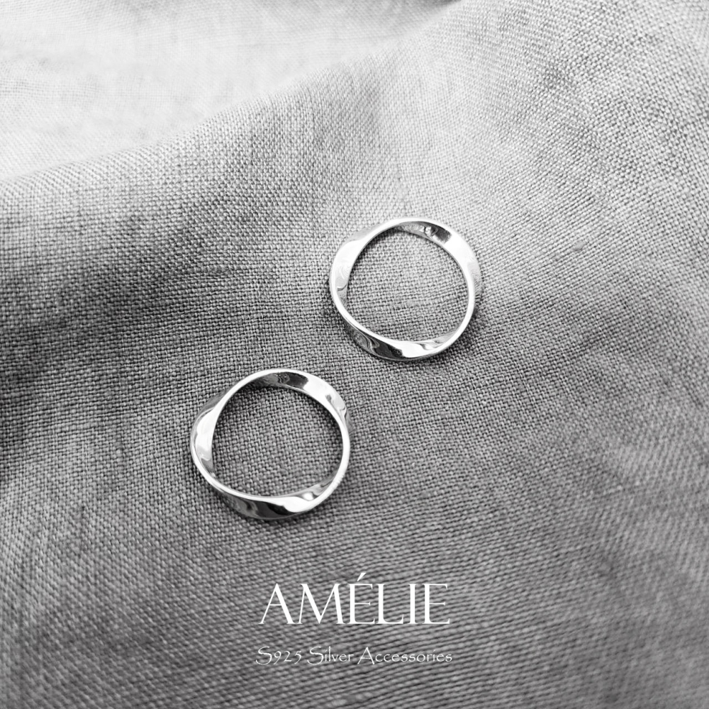 925銀 ├扭轉戒┤ 旋轉戒指 圈戒 銀戒 扭轉戒指 麻花戒指-細節圖2