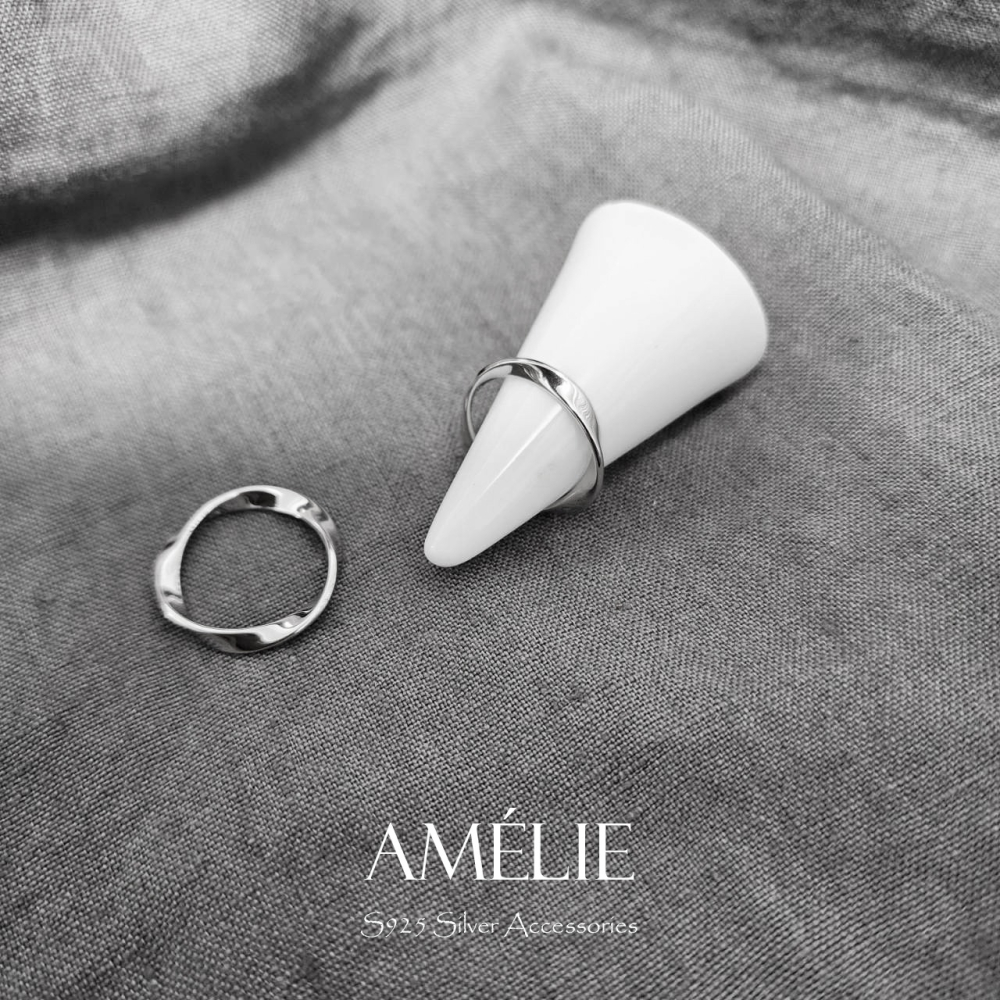 925銀 ├扭轉戒┤ 旋轉戒指 圈戒 銀戒 扭轉戒指 麻花戒指-細節圖4