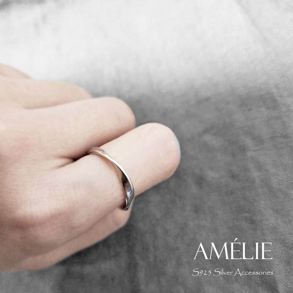 925銀 ├扭轉戒┤ 旋轉戒指 圈戒 銀戒 扭轉戒指 麻花戒指-細節圖5