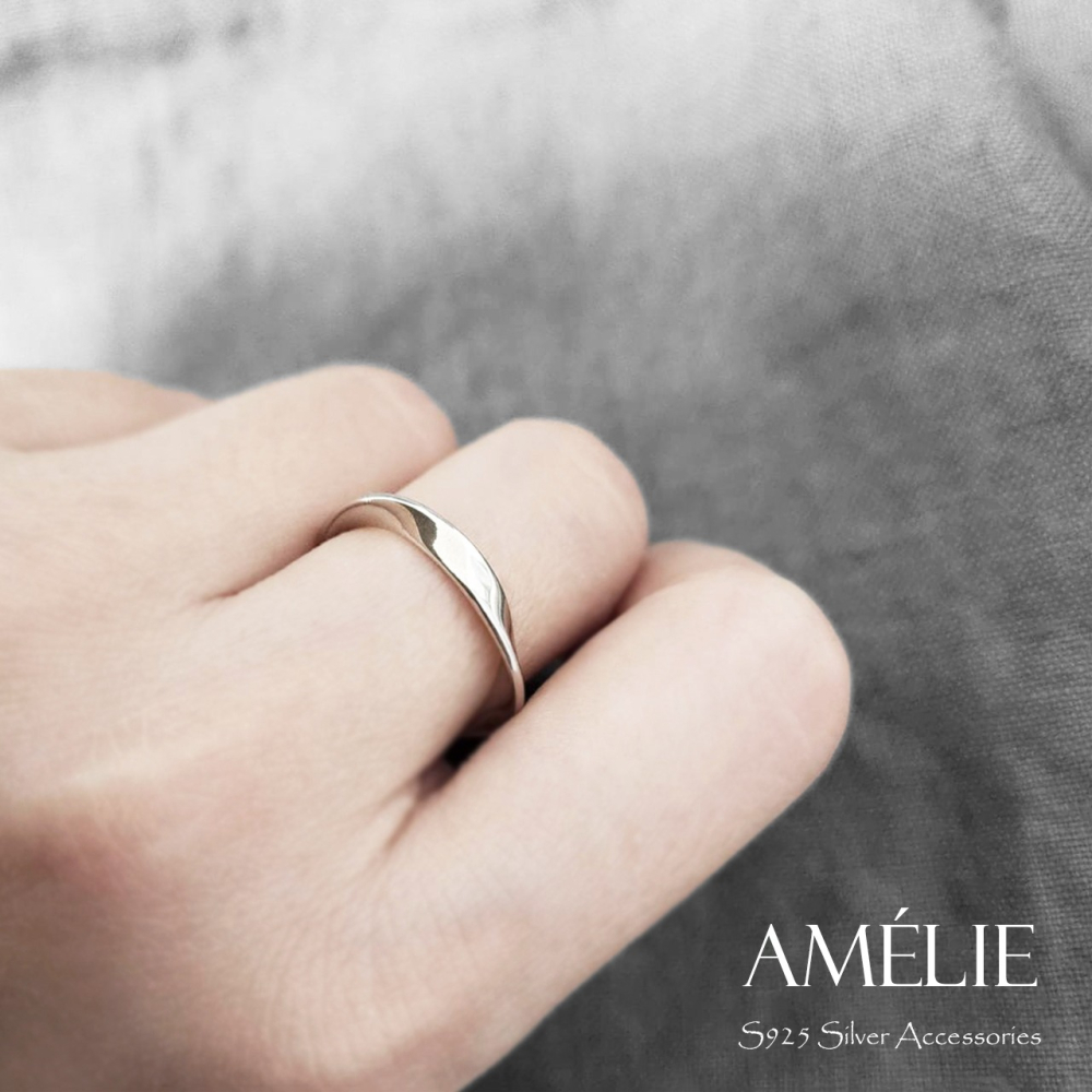 925銀 ├扭轉戒┤ 旋轉戒指 圈戒 銀戒 扭轉戒指 麻花戒指-細節圖6