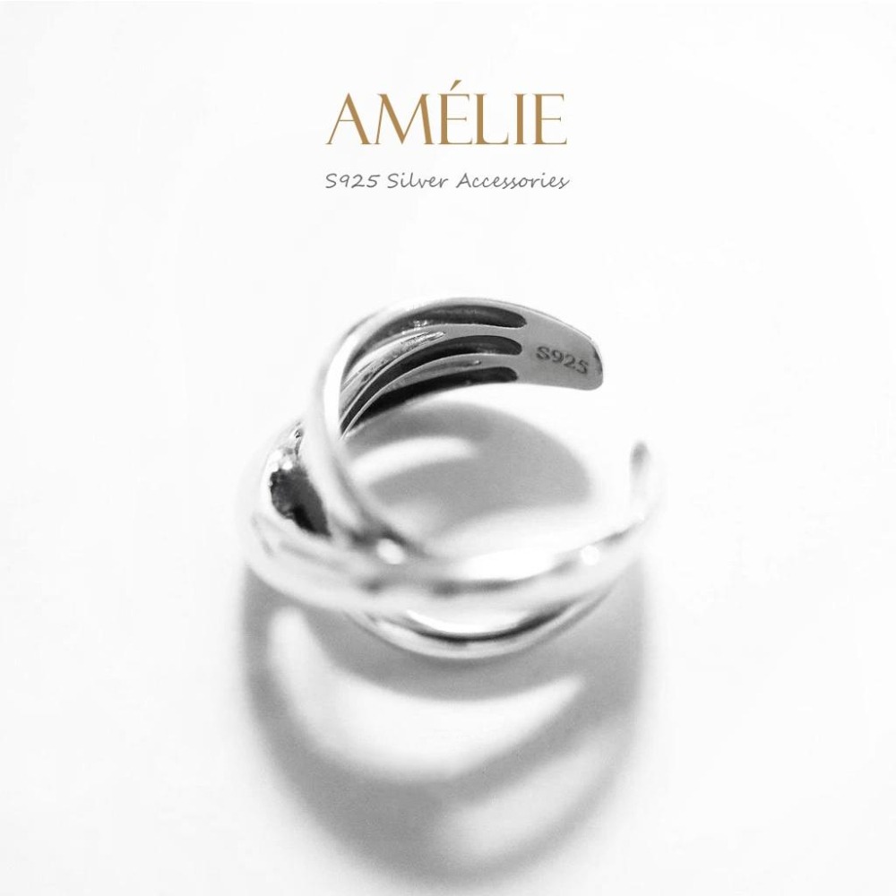 925銀 ├復古個性戒┤ 純銀戒指 寬版銀戒 個性戒 開口戒 中指戒 食指戒 S925 線條感-細節圖5