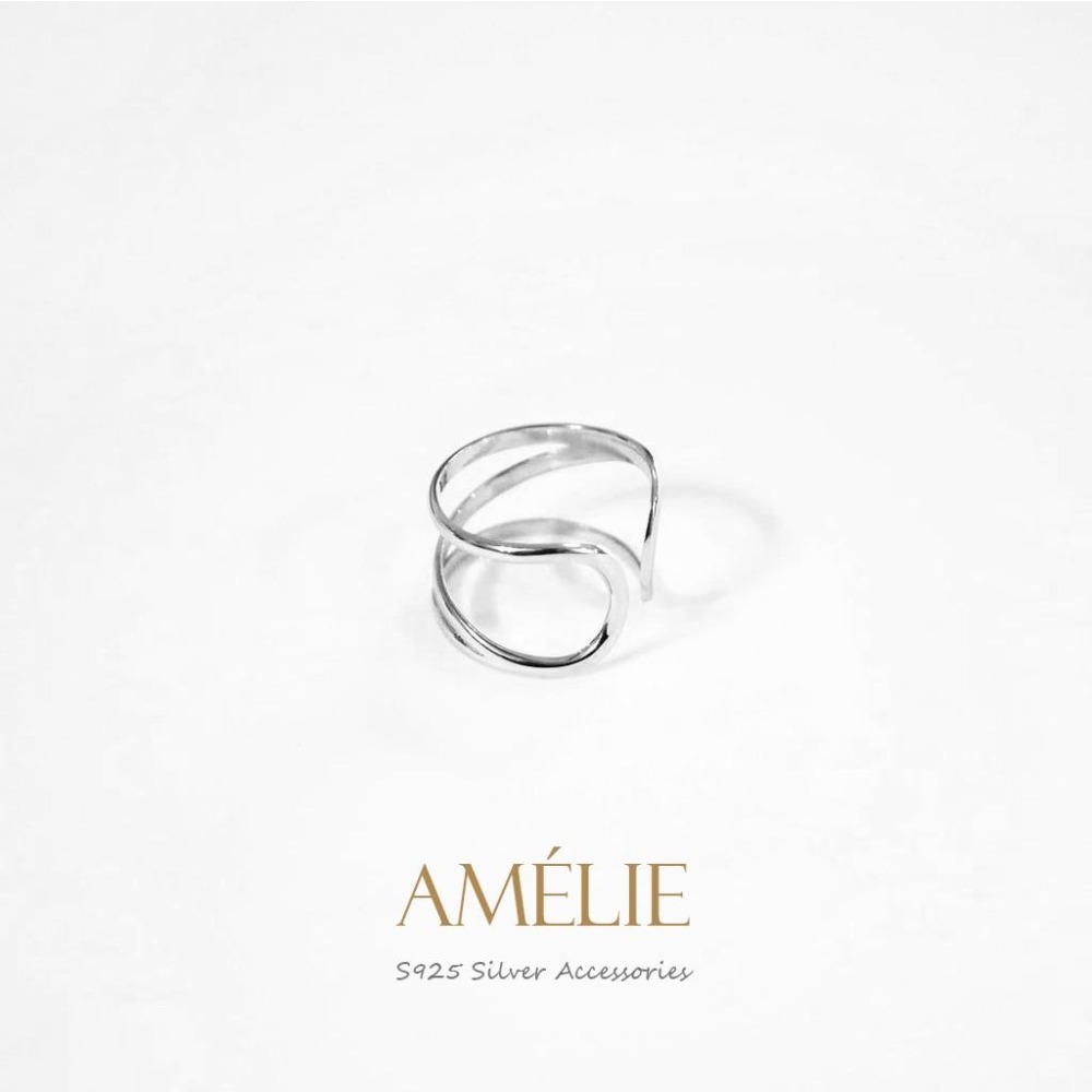 925銀 ├線條開口戒┤ 寬版戒 銀戒 食指戒 中指戒 開口戒 百搭-細節圖6