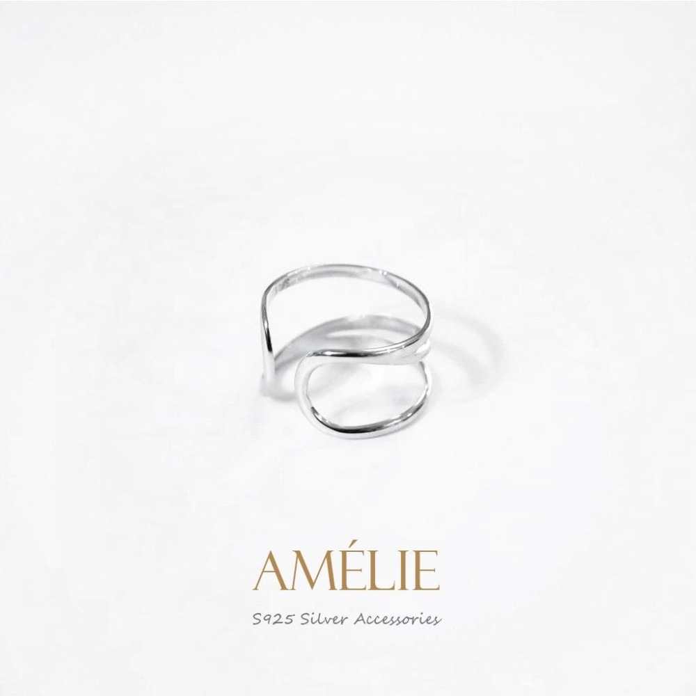 925銀 ├線條開口戒┤ 寬版戒 銀戒 食指戒 中指戒 開口戒 百搭-細節圖7