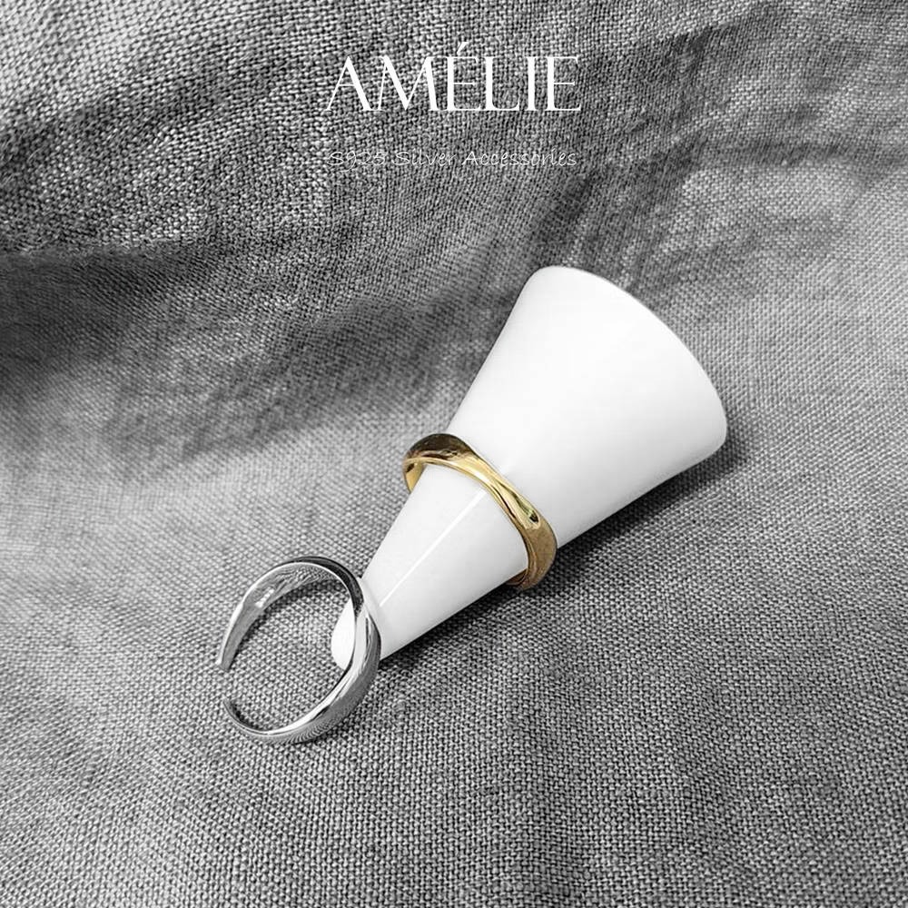 925銀├波浪開口戒┤ 百搭 純銀 戒指 銀戒指 尾戒 食指戒 中指戒 S925-細節圖3