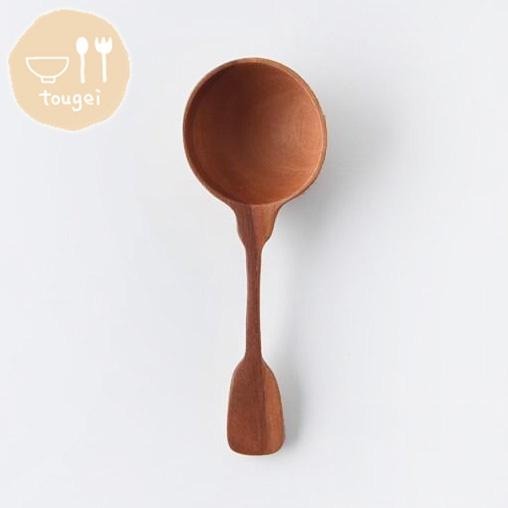 現貨 Cutlery 日本品牌 木質復古咖啡勺 咖啡匙 木匙 餐具 量匙 咖啡勺 茶勺 量勺-細節圖2
