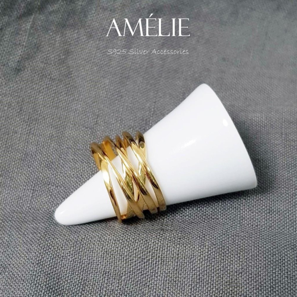 925銀├錯落線條開口戒┤ 純銀 銀戒 個性戒 開口戒 純銀 食指戒 S925-細節圖5