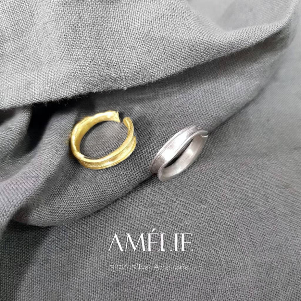 925銀├個性霧戒┤ 純銀 銀戒 個性戒 開口戒 925 寬戒-細節圖5