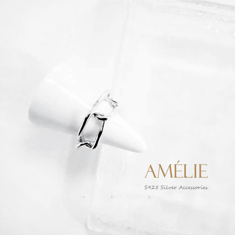 925銀 ├個性鍊戒┤ 圈戒 鏈戒 食指戒 中指戒-細節圖4