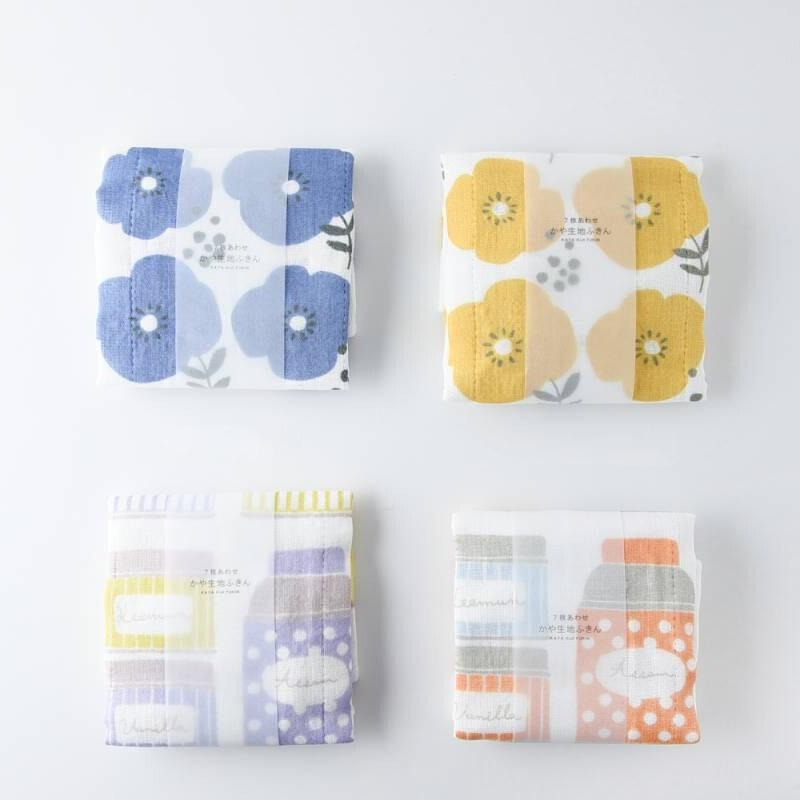 現貨 原田織物 日本製 七層紗家事布巾 KAYA KIJI FUKIN 廚房抹布 餐具擦拭布 食器擦拭布 家事布 萬用布-細節圖6