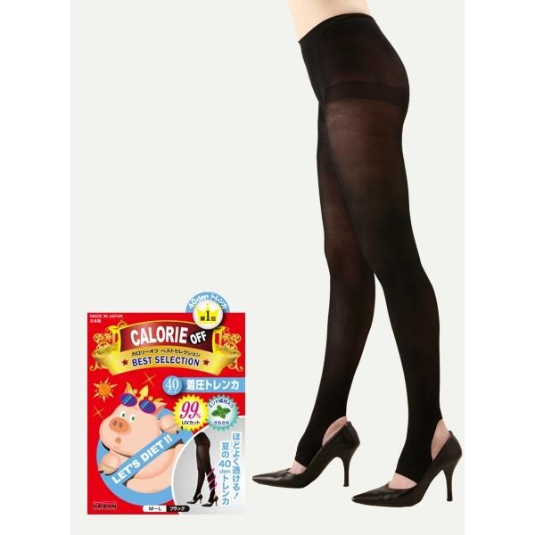 【日本現貨】CALORIE OFF卡路里掰掰-加壓塑型抗UV 小豬內搭褲 內搭褲襪 踩腳褲 踩腳襪 絲襪-細節圖2