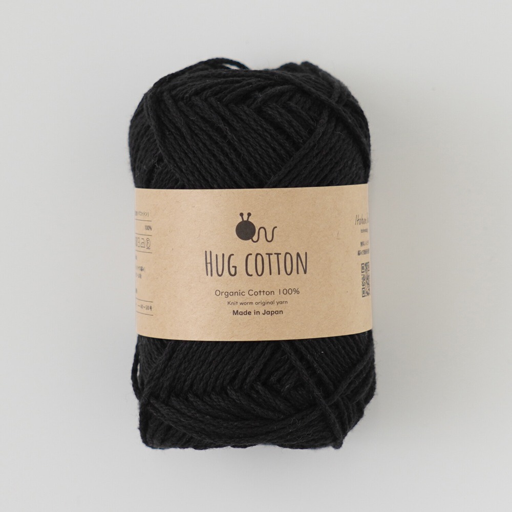 Knitworm Hug Cotton 毛線 Hara Wool 100%純有機棉 並太 日本製 編織 鉤針 棒針-規格圖7