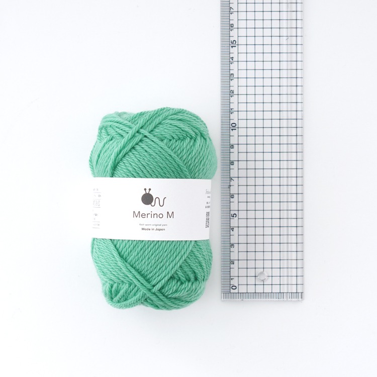 Knitworm Merino M 毛線 100% 美麗諾羊毛 並太 HARA WOOL 編織 鉤針 棒針 日本製-細節圖4