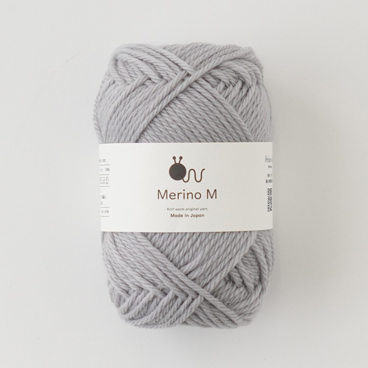 Knitworm Merino M 毛線 100% 美麗諾羊毛 並太 HARA WOOL 編織 鉤針 棒針 日本製-規格圖5