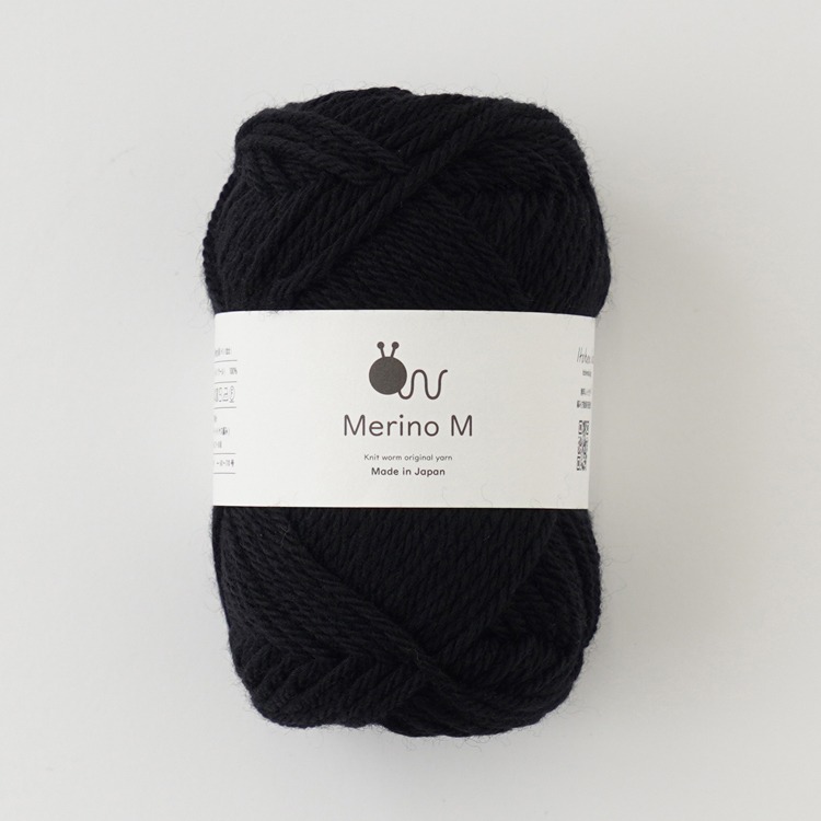 Knitworm Merino M 毛線 100% 美麗諾羊毛 並太 HARA WOOL 編織 鉤針 棒針 日本製-規格圖5