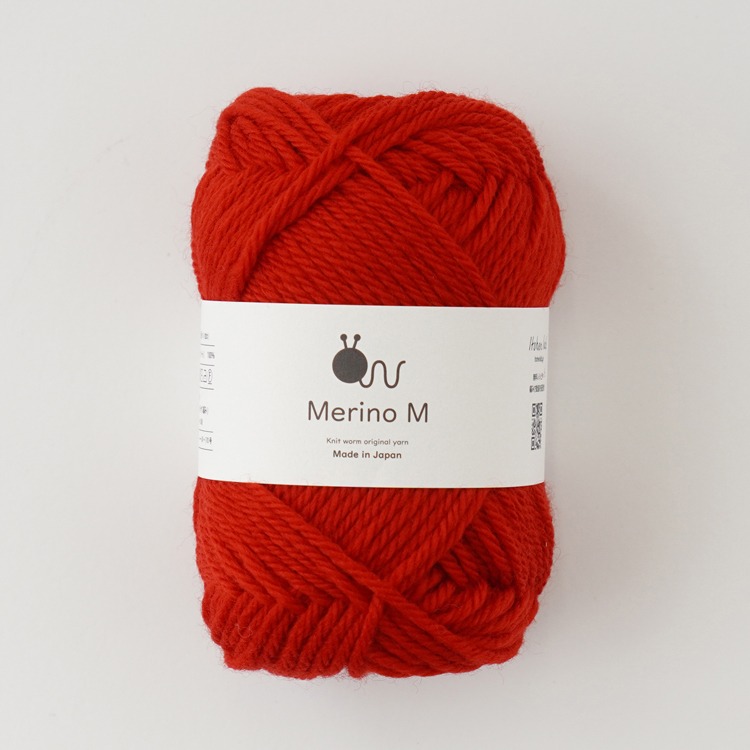 Knitworm Merino M 毛線 100% 美麗諾羊毛 並太 HARA WOOL 編織 鉤針 棒針 日本製-規格圖5