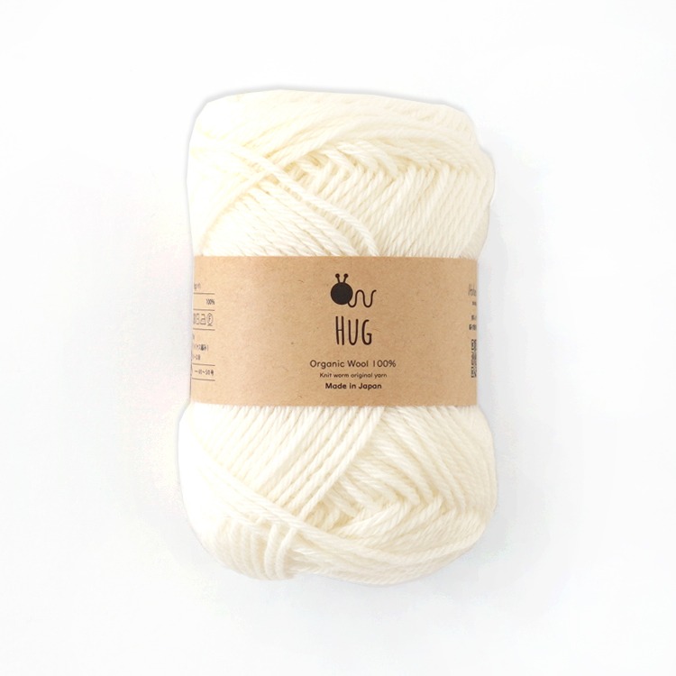 Knitworm Hug 毛線 Hara Wool 100%有機羊毛 合太 日本製 編織 鉤針 棒針-規格圖5