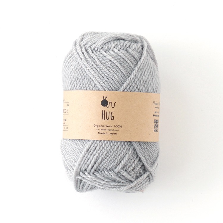 Knitworm Hug 毛線 Hara Wool 100%有機羊毛 合太 日本製 編織 鉤針 棒針-規格圖5