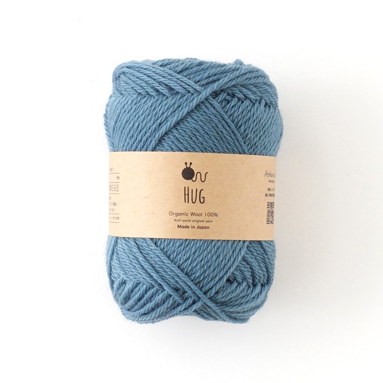 Knitworm Hug 毛線 Hara Wool 100%有機羊毛 合太 日本製 編織 鉤針 棒針-規格圖5